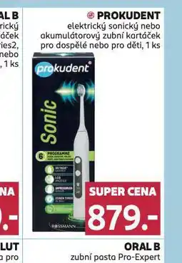 Rossmann Prokudent elektrický sonický zubní kartáček nabídka