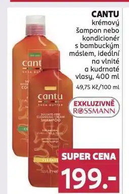 Rossmann Cantu krémový šampon, kondicioner nabídka