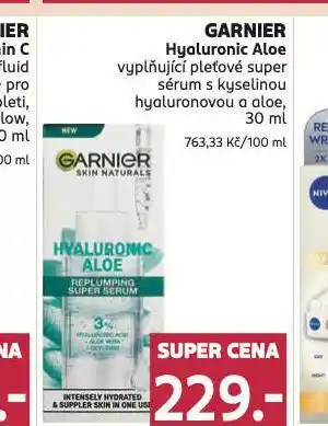 Rossmann Garnier hyaluronic aloe sérum nabídka