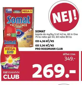 Rossmann Somat kapsle do myčky nabídka