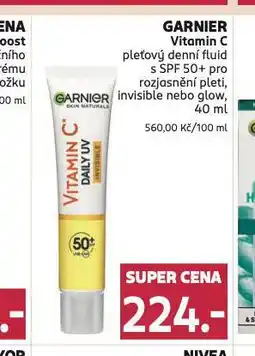 Rossmann Garnier vitamin c pleťový denní fluid nabídka