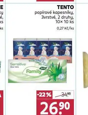 Rossmann Tento papírové kapesníky nabídka