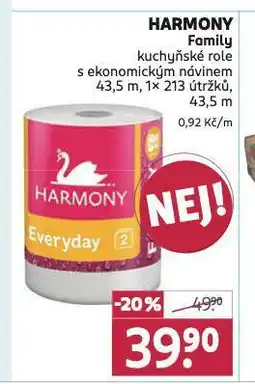 Rossmann Harmony family kuchyňské role nabídka