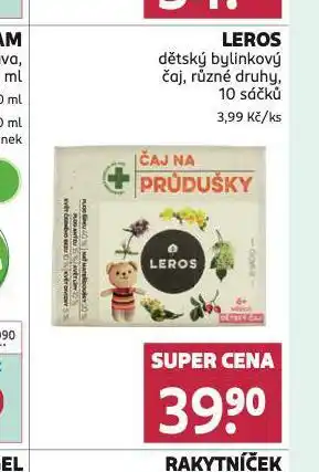 Rossmann Leros dětský bylinkový čaj nabídka