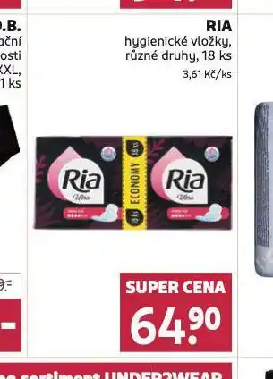 Rossmann Ria hygienické vložky nabídka