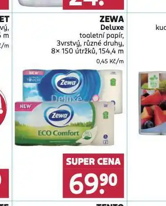 Rossmann Zewa deluxe toaletní papír nabídka