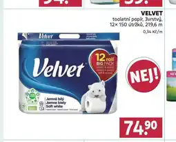 Rossmann Velvet toaletní papír nabídka