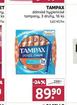 Rossmann Tampax dámské hygienické tampony nabídka