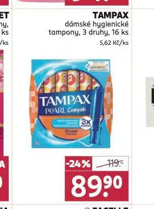 Rossmann Tampax dámské hygienické tampony nabídka