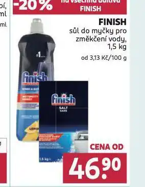 Rossmann Finish sůl do myčky nabídka