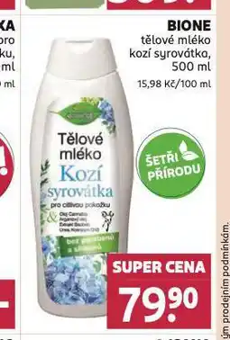 Rossmann Bione tělové mléko nabídka