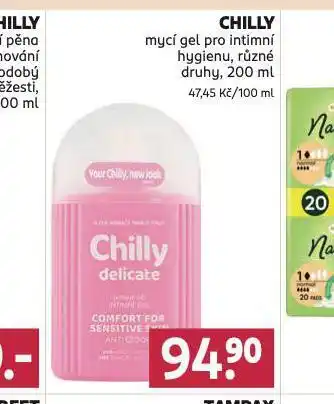 Rossmann Chilly mycí gel pro intimní hygienu nabídka