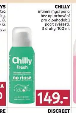 Rossmann Chilly intimní mycí pěna nabídka