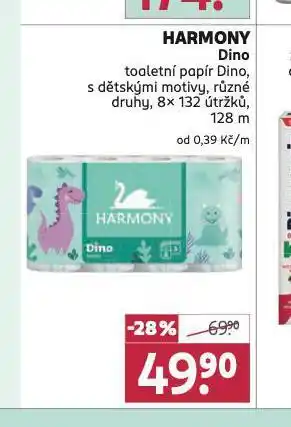 Rossmann Harmony dio toaletní papír nabídka