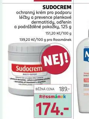 Rossmann Sudocrem ochranný krém nabídka