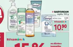 Rossmann Babydream mýdlo nabídka