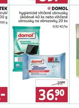 Rossmann Domol hygieické vlhčené ubrousky nabídka