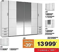 Sconto Šatní skříň STORE nabídka