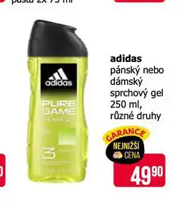 Teta Adidas sprchový gel nabídka