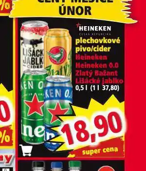 Norma Plechovkové pivo / cider nabídka