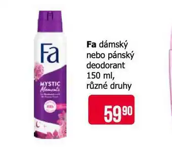 Teta Fa deodorant nabídka