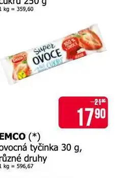 Teta Emco ovocná tyčinka nabídka