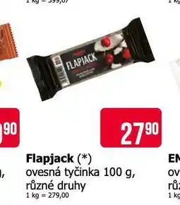 Teta Flapjack ovesná tyčinka nabídka