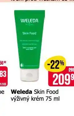 Teta Weleda skin food výživný krém nabídka