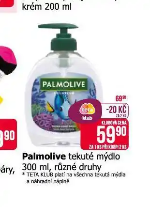 Teta Palmolive tekuté mýdlo nabídka