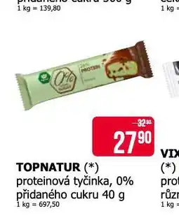 Teta Topnatur proteinová tyčinka nabídka