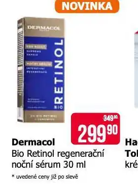 Teta Dermacol bio retinol regenerační noční sérum nabídka