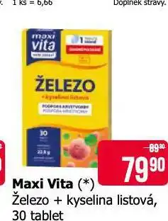 Teta Maxi vita železo + kyselina listová nabídka