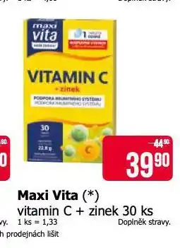 Teta Maxi vita vitamin c + zinek nabídka