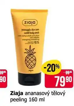 Teta Ziaja anansový tělový peeling nabídka