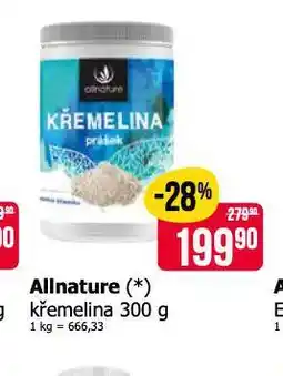 Teta Allnature křemelina nabídka