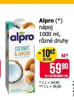 Teta Alpro nápoj nabídka