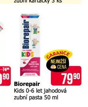 Teta Biorepair kids 0-6 let jahodová zubní pasta nabídka