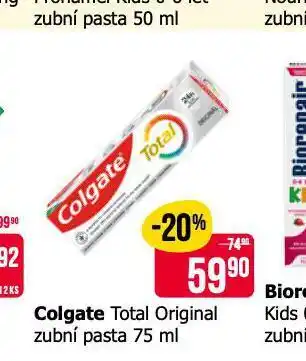 Teta Colgate total original zubní pasta nabídka