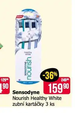 Teta Sensodyne nourish healthy white zubní kartáčky nabídka