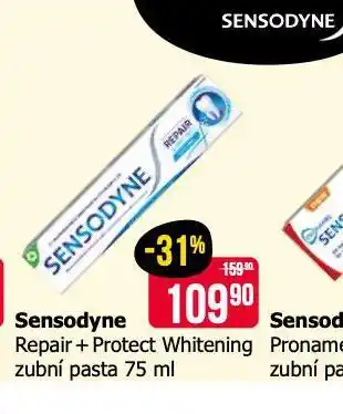 Teta Sensodyne repair + protect whitening zubní pasta nabídka