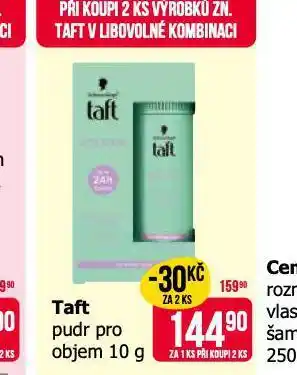 Teta Taft pudr pro objem nabídka