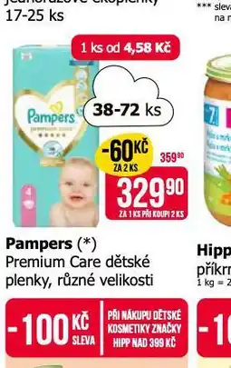 Teta Pampers dětské plenky nabídka