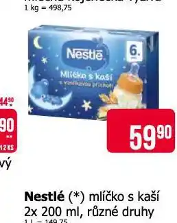 Teta Nestlé mlíčko s kaší nabídka