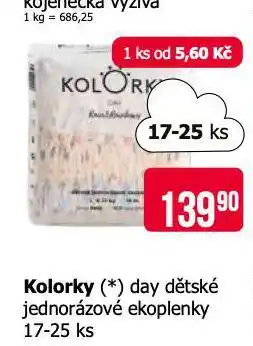 Teta Kolorky day dětské jednorázové ekoplenky nabídka