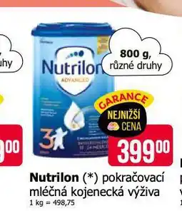 Teta Nutrilon pokračovací mléčná kojenecká výživa nabídka