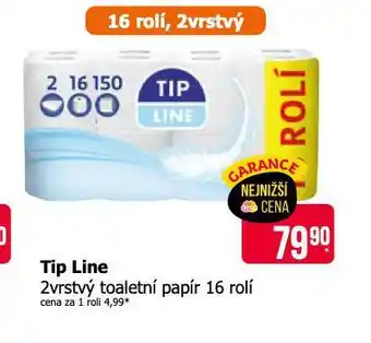 Teta Tip line toaletní papír nabídka