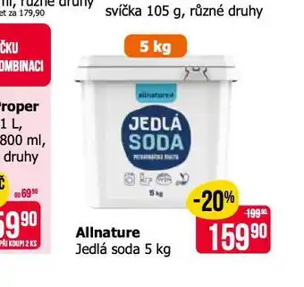 Teta Allnature jedlá soda nabídka