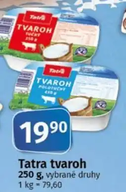 COOP TIP Tatra tvaroh nabídka