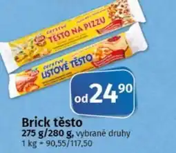 COOP TIP Brick těsto nabídka