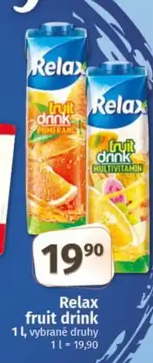 COOP TIP Relax fruit drink nabídka